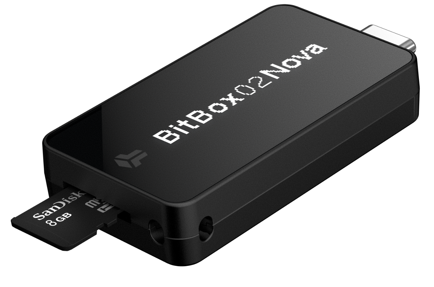 BitBox02 Nova mit microSD-Karte für sicheres Backup